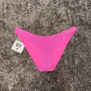 Kulani Kinis Pink Gingham Bikini Bottom